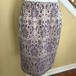 Isabel & Nina Gold Purple Skirt Sz 4